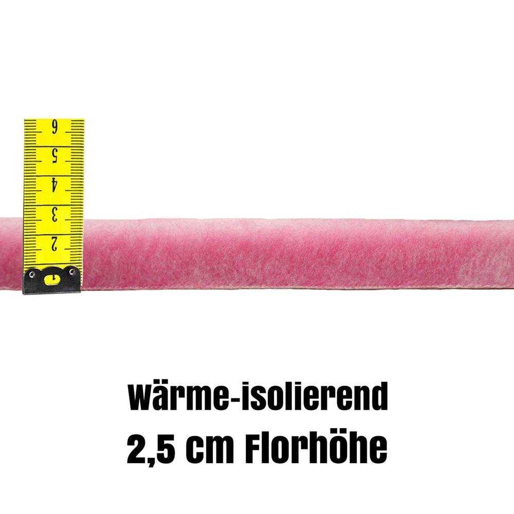 ProFleece Hundedecke rosa mit weißen Pfoten - Tierisch tolle Geschenke