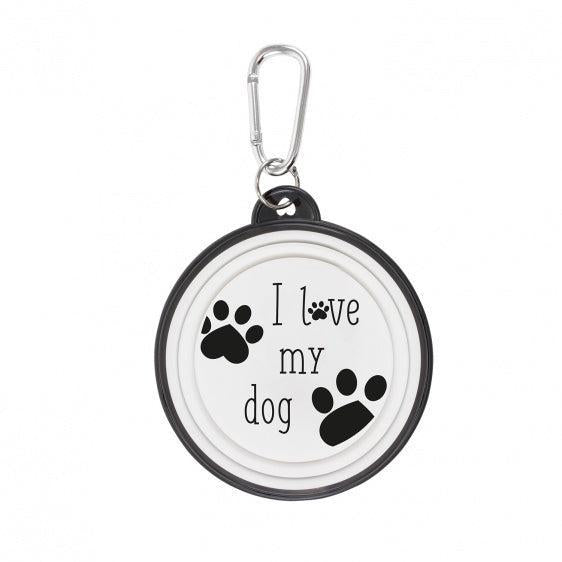 I Love my Dog Faltnapf Hundenapf