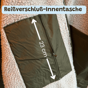 Extra großer Stauraum -  Reißverschluss Innnentasche