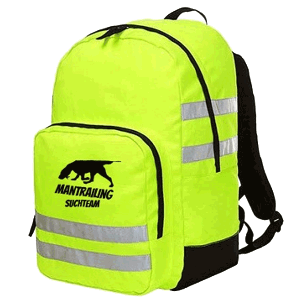 Hundesport Rucksack neongelb