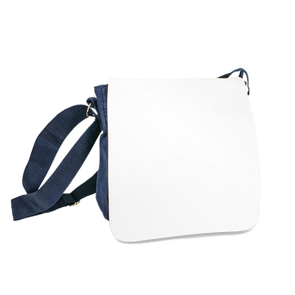 Schultertasche Jeans Blanko