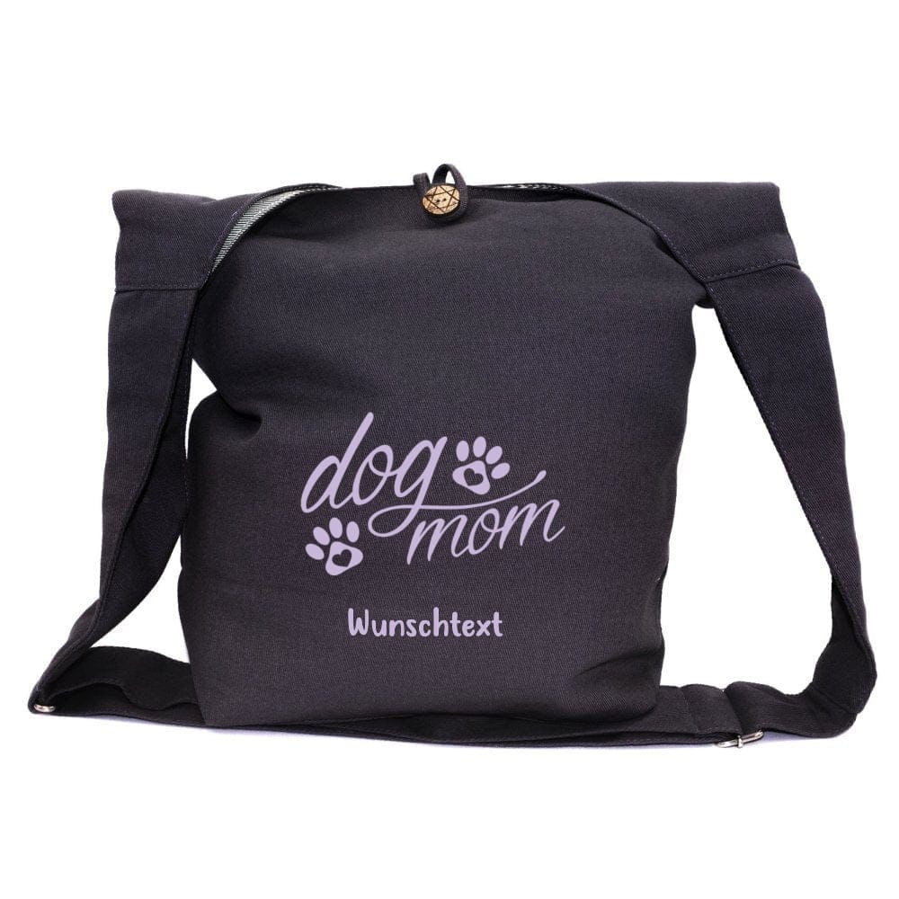 Shopper mit Wunschtext in Schwarz für Hundemenschen