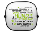 Sonnenschutz-Set: "Ohne Hund ist alles doof!" - zwei Blenden-Tierisch tolle Geschenke