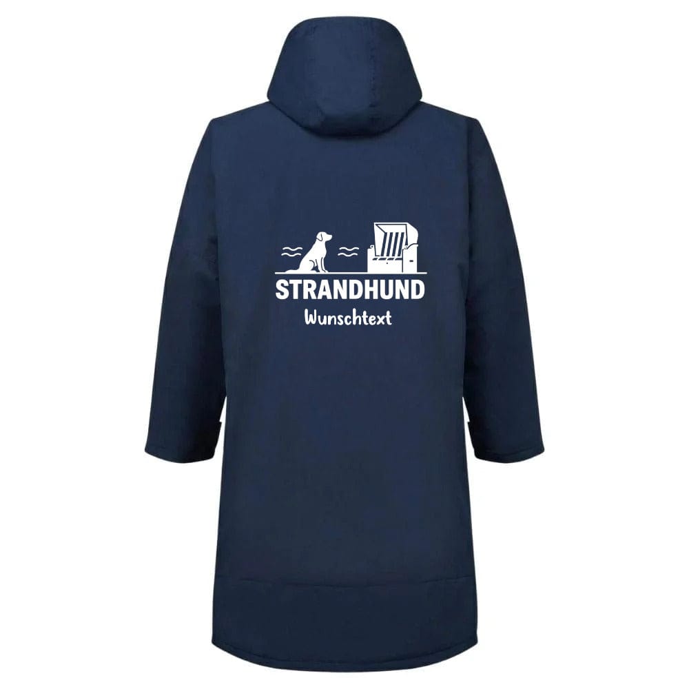 Wetterfester Strand- & Umziehmantel für Hundemenschen | Beach Dog Edition Strandhund