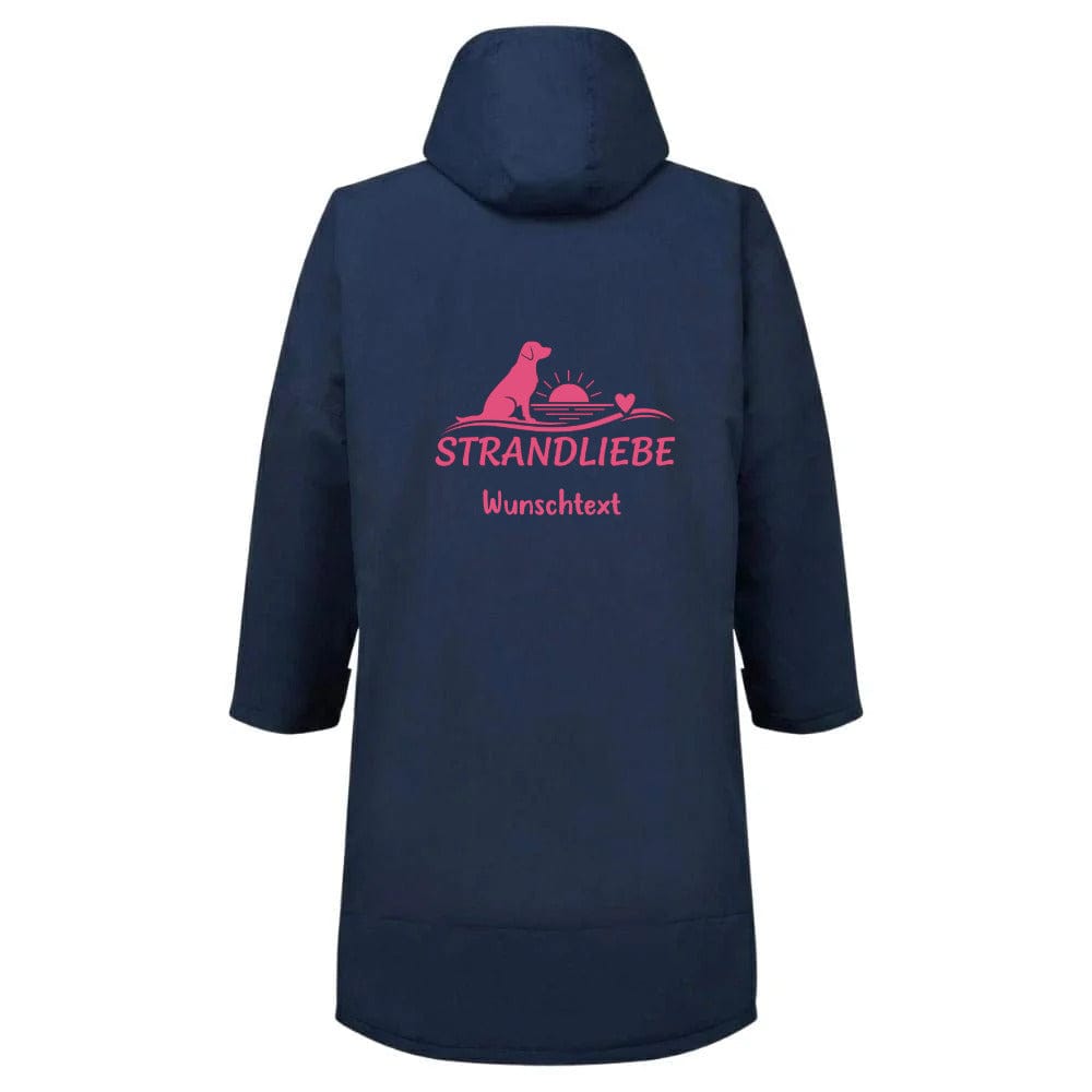 Wetterfester Strand- & Umziehmantel für Hundemenschen | Beach Dog Edition Strandliebe