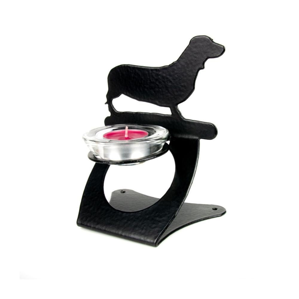 Teelichthalter Dackel Teckel Kurzhaar Hund