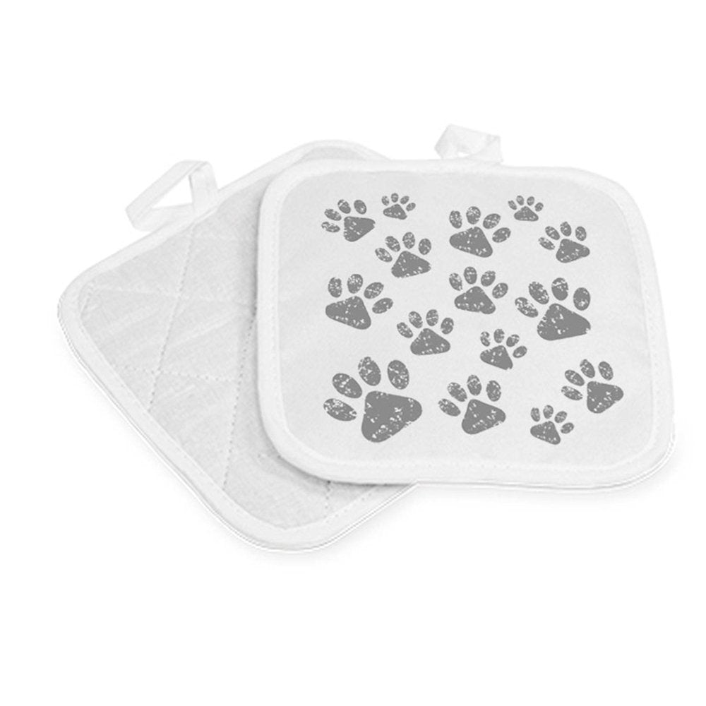 Design Topflappen Set: Pfötchen - Pfote -limitierte Edition-Tierisch tolle Geschenke