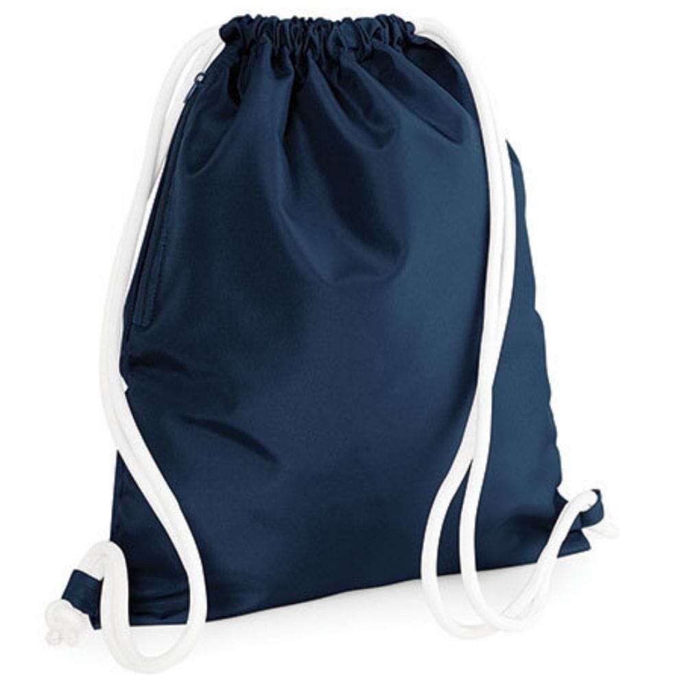 Stylischer Beutel mit Hundemotiv individuell gestaltet navy