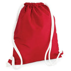 Stylischer Beutel mit Hundemotiv individuell gestaltet rot