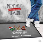 Fußmatte - Schmutzfangmatte - Weihnachtspfötchen - 40 x 60 cm-Tierisch-tolle-Geschenke-Tierisch-tolle-Geschenke