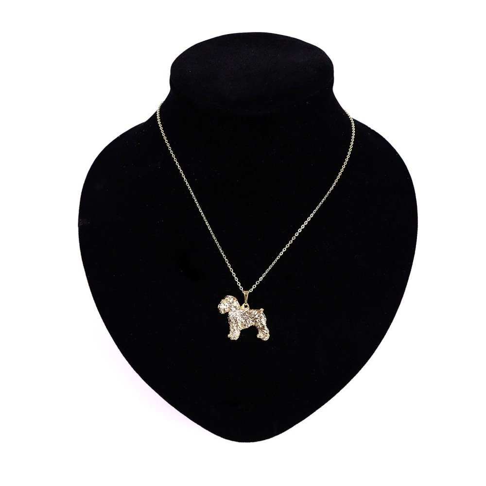 Kette mit Anhänger -Griffon Bruxellois vergoldet-Tierisch tolle Geschenke