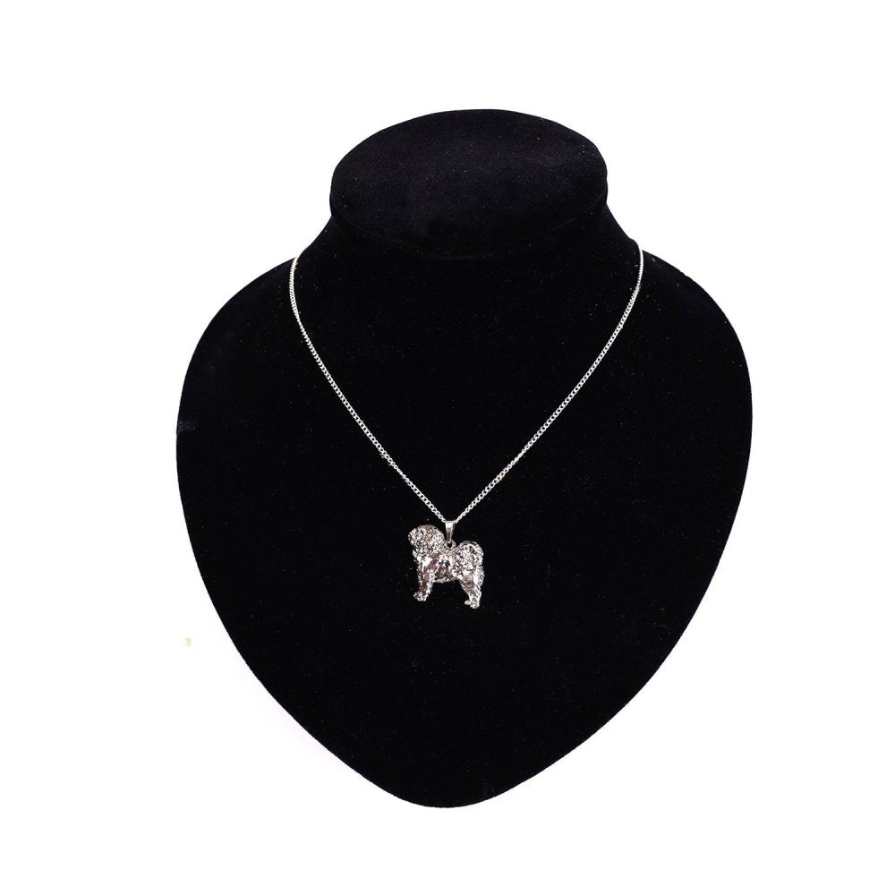 Tibet Mastiff - Kette mit Anhänger - versilbert-Tierisch tolle Geschenke