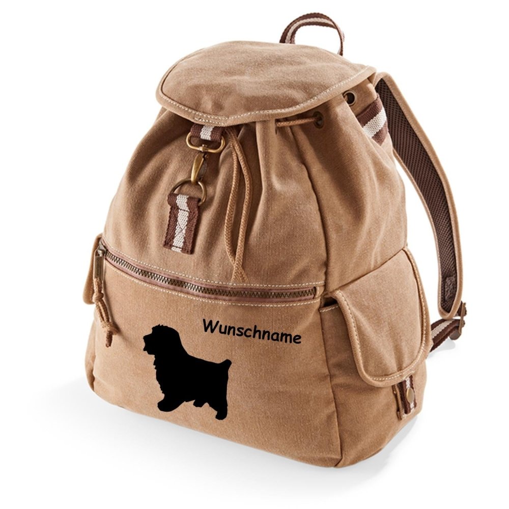 Canvas Rucksack Hunderasse: Norfolk Terrier-Tierisch tolle Geschenke
