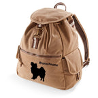 Canvas Rucksack Hunderasse: Papillon-Tierisch tolle Geschenke