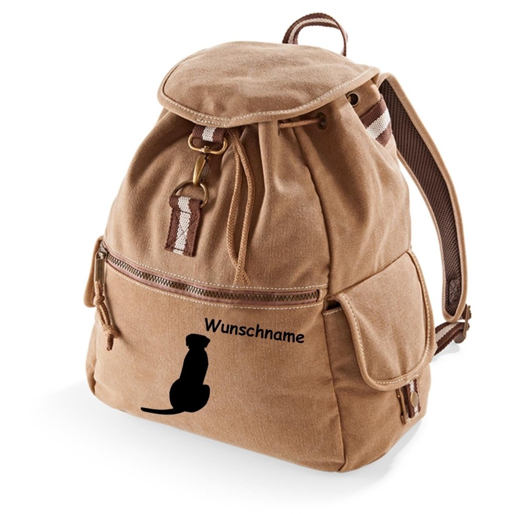 Canvas Rucksack Hunderasse: Rhodesian Ridgeback-Tierisch tolle Geschenke
