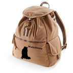 Canvas Rucksack Hunderasse: Sheltie - Shetland Sheepdog 3-Tierisch tolle Geschenke