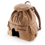 Canvas Rucksack Hunderasse: Tibet Terrier-Tierisch tolle Geschenke