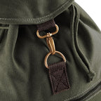 canvas rucksack mantrailing edition vintage look grün