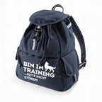 canvas rucksack mantrailing edition vintage look blau