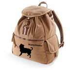 Canvas Rucksack Hunderasse: Affenpinscher-Tierisch tolle Geschenke