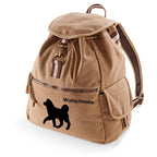 Canvas Rucksack Hunderasse: Akita 2-Tierisch tolle Geschenke