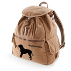 Canvas Rucksack Hunderasse: Bordeaux Dogge-Tierisch tolle Geschenke