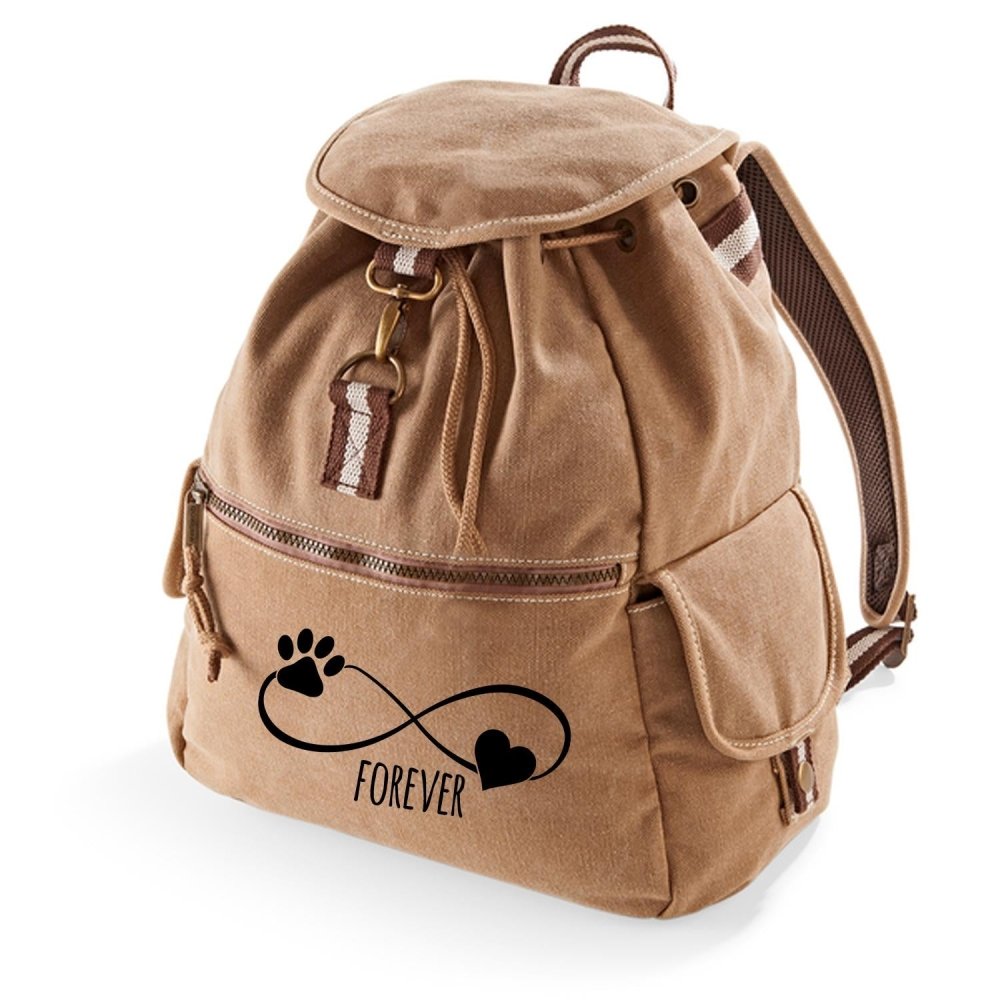 Canvas Rucksack: endless love-Tierisch tolle Geschenke