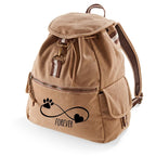 Canvas Rucksack: endless love-Tierisch tolle Geschenke