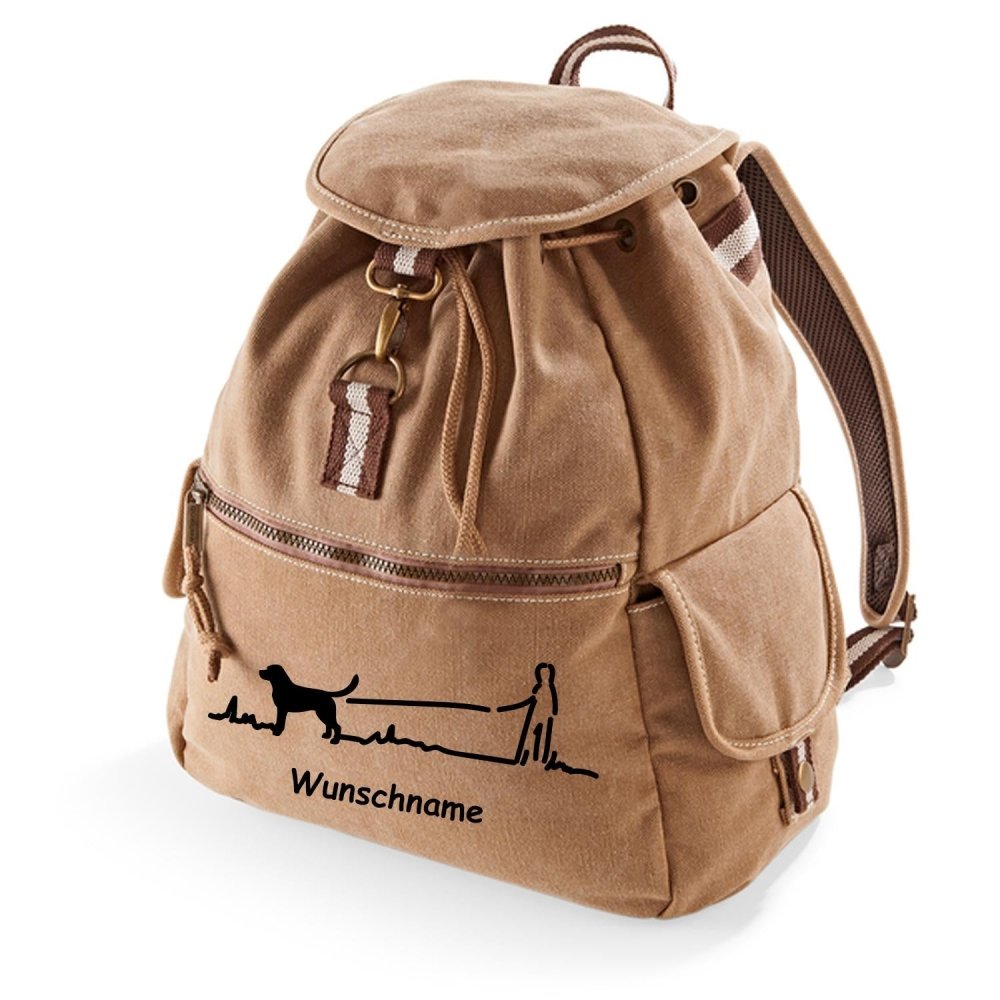 Canvas Rucksack: Gassigeher-Tierisch tolle Geschenke