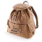 Canvas Rucksack: Never walk alone 4-Tierisch tolle Geschenke