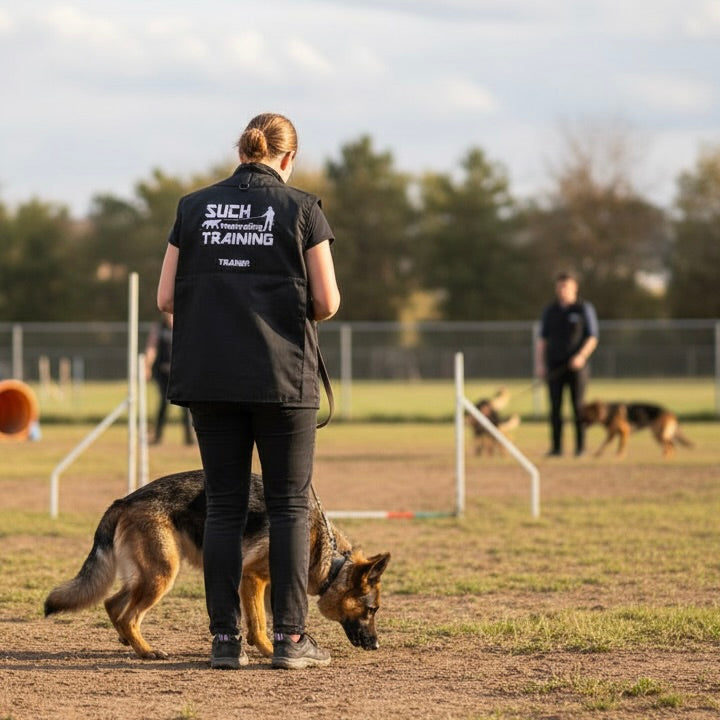 Trainer vertrauen auf die Hundesportweste von Tierisch tolle Geschenke