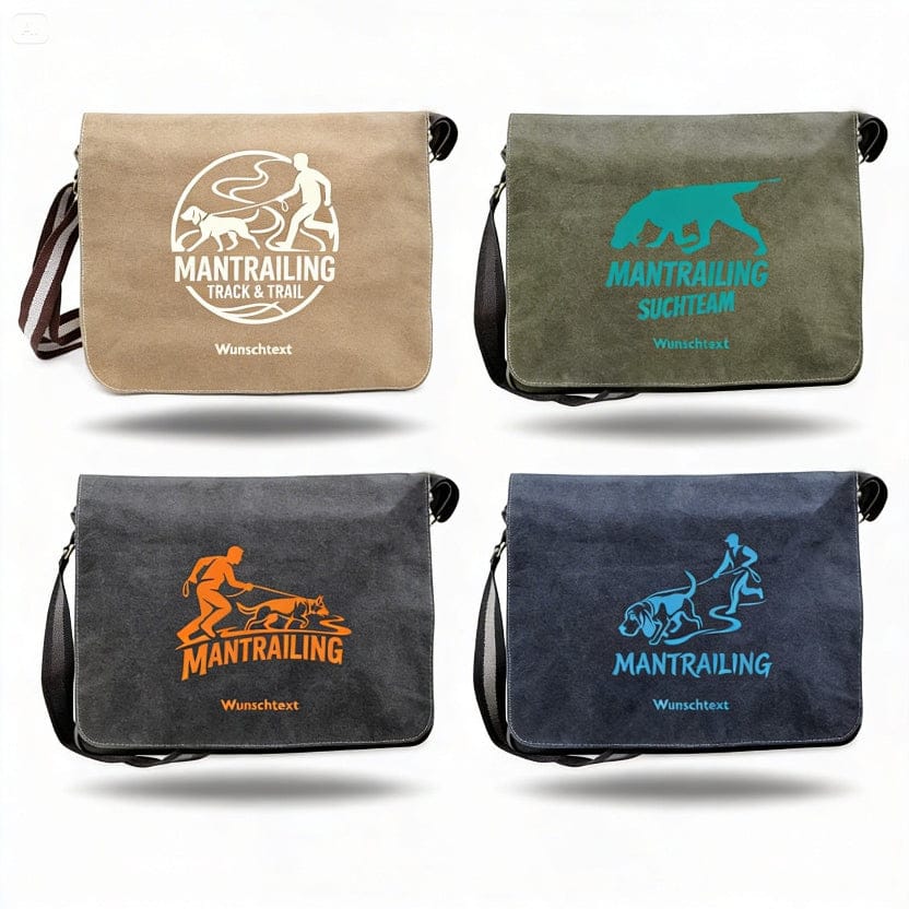 Personalisierte Hundesport Taschen robust und funktional in 4 Farben