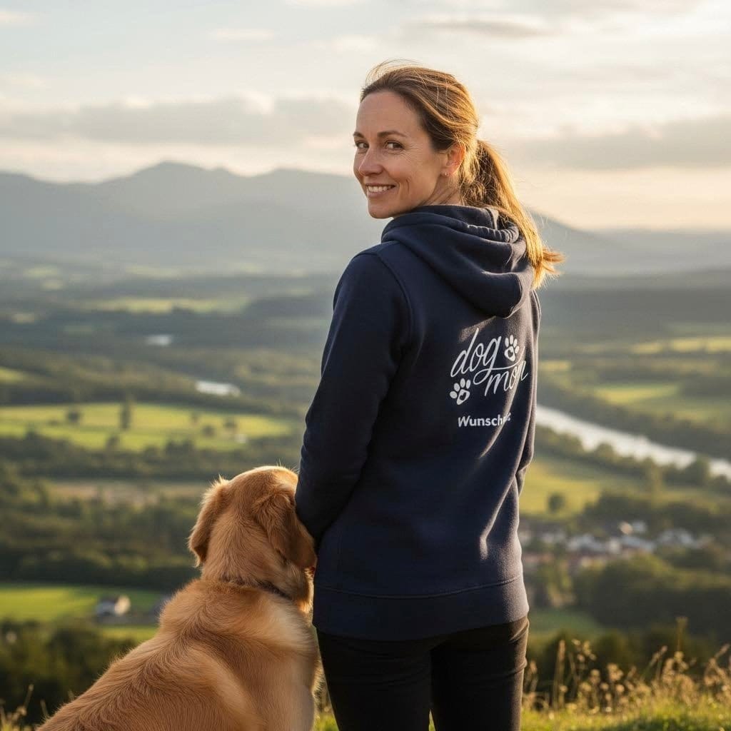 Personalisierter Damen Hoodie | Hundeliebe Edition