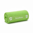 Hunde-Handtuch personalisiert (100 × 50 cm) – 100% Baumwolle, mit Name & Herzpfote