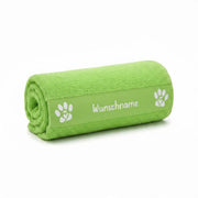 Hunde-Handtuch Hunderassen Edition – mit Silhouetten deiner Rasse und Wunschname, 100 × 50 cm