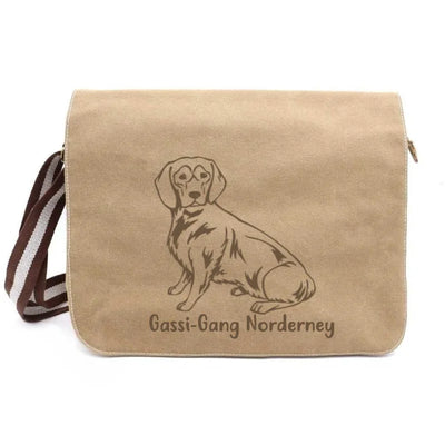 Messenger Bag mit Alpenländische Dachsbracke-Motiv