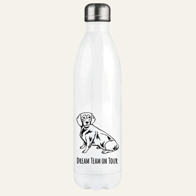 Thermosflasche mit Alpenländische Dachsbracke-Motiv