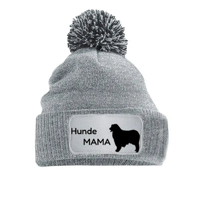 Bommelmütze Hunde-Mama/-Papa mit Australian Shepherd-Motiv