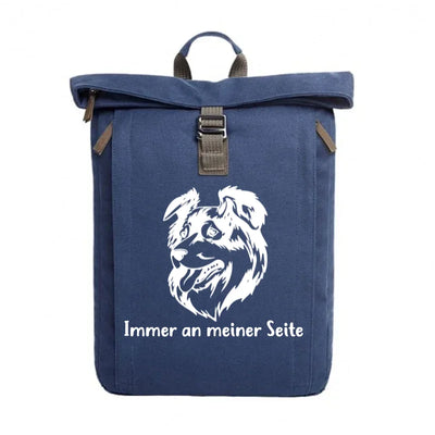 Rolltop-Rucksack mit Australian Shepherd-Motiv, Motiv 3
