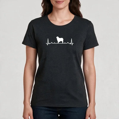 T-Shirt Herzschlag mit Australian Shepherd-Motiv