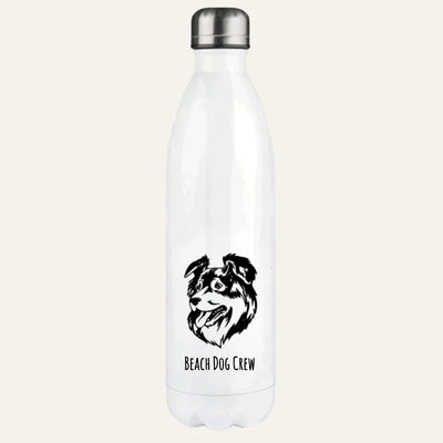 Thermosflasche mit Australian Shepherd-Motiv, Handgezeichnet, Motiv 3