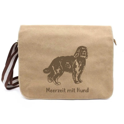 Messenger Bag mit Barbet-Motiv
