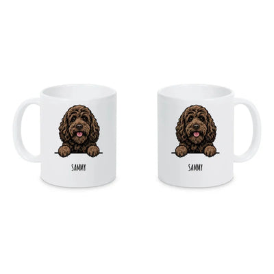 Keramiktasse mit Barbet-Motiv
