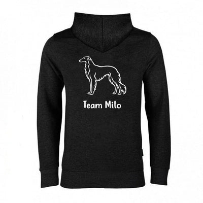 Hoodie mit Barsoi-Motiv, Motiv 2