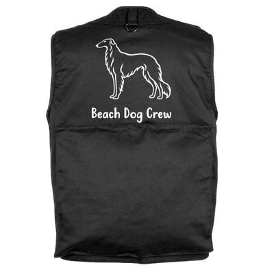Hundesportweste mit Barsoi-Motiv, Motiv 2