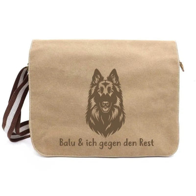 Messenger Bag mit Groenendael-Motiv