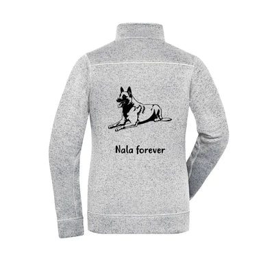 Fleecejacke mit Belgischer Schäferhund Malinois-Motiv, Motiv 3