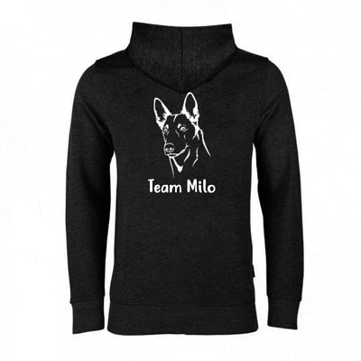 Hoodie mit Belgischer Schäferhund Malinois-Motiv, Motiv 1