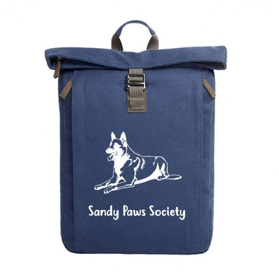 Rolltop-Rucksack mit Belgischer Schäferhund Malinois-Motiv, Motiv 3