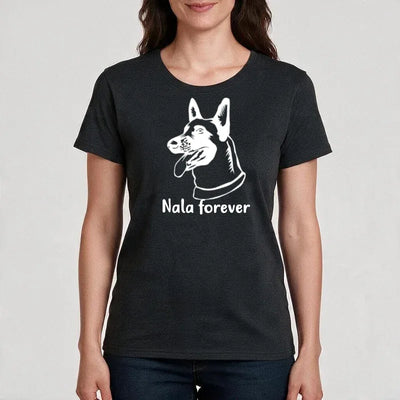 Premium T-Shirt mit Belgischer Schäferhund Malinois-Motiv, Motiv 2